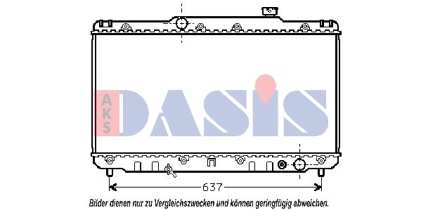 AKS DASIS Radiators, Motora dzesēšanas sistēma 211590N